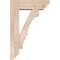 Ekena Millwork Balboa Slat Smooth Bracket w/ Offset Brace, Douglas Fir, 7 1/2"W x 24"D x 36"H BKT0806X24X36BOA06SDF - alternate 3